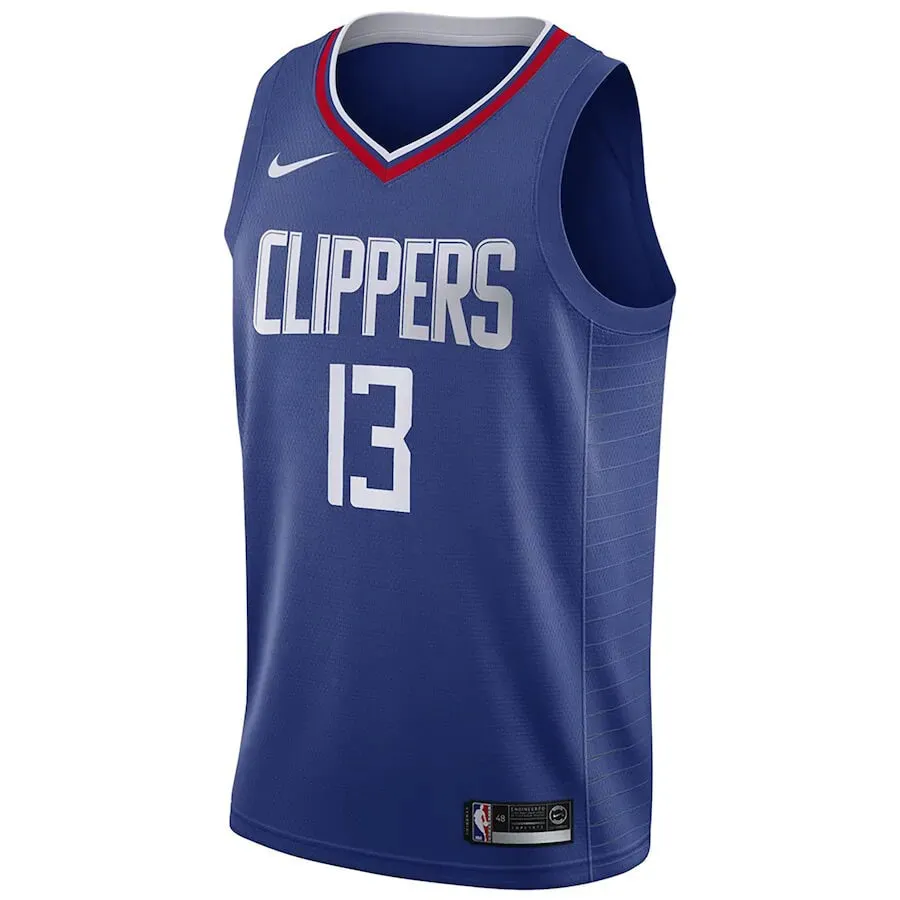 football fan badges Regata NBA Los Angeles Clippers Nike Icon Edition Jersey Paul George 13