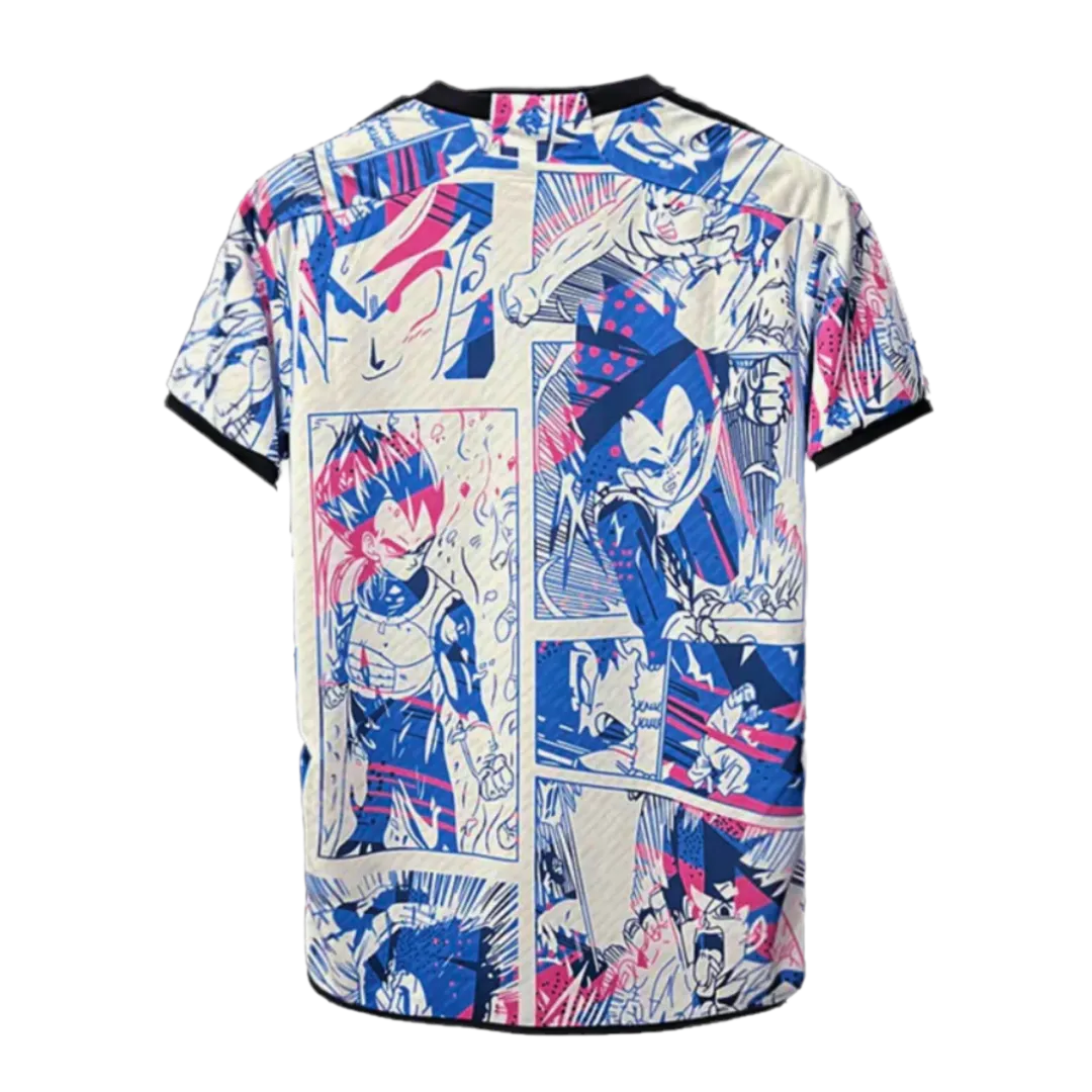 football fan banners Camisa Japo Edio Especial Dragon Ball - Vegeta 22/23 - Verso - Retr
