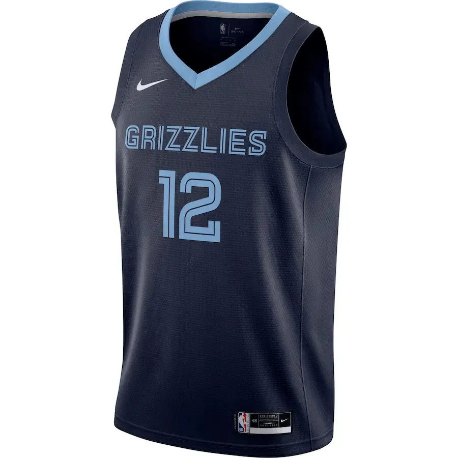 football fan banners Regata NBA Memphis Grizzlies Nike Icon Edition Swingman Jersey Ja Morant 12