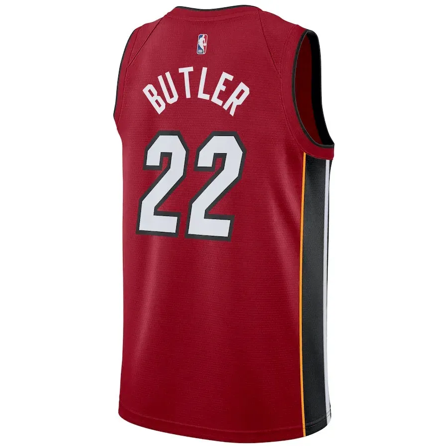 football fan face masks Regata NBA Miami Jordan Heat Statement Edition Swingman Jersey Vermelha Jimmy Butler 22