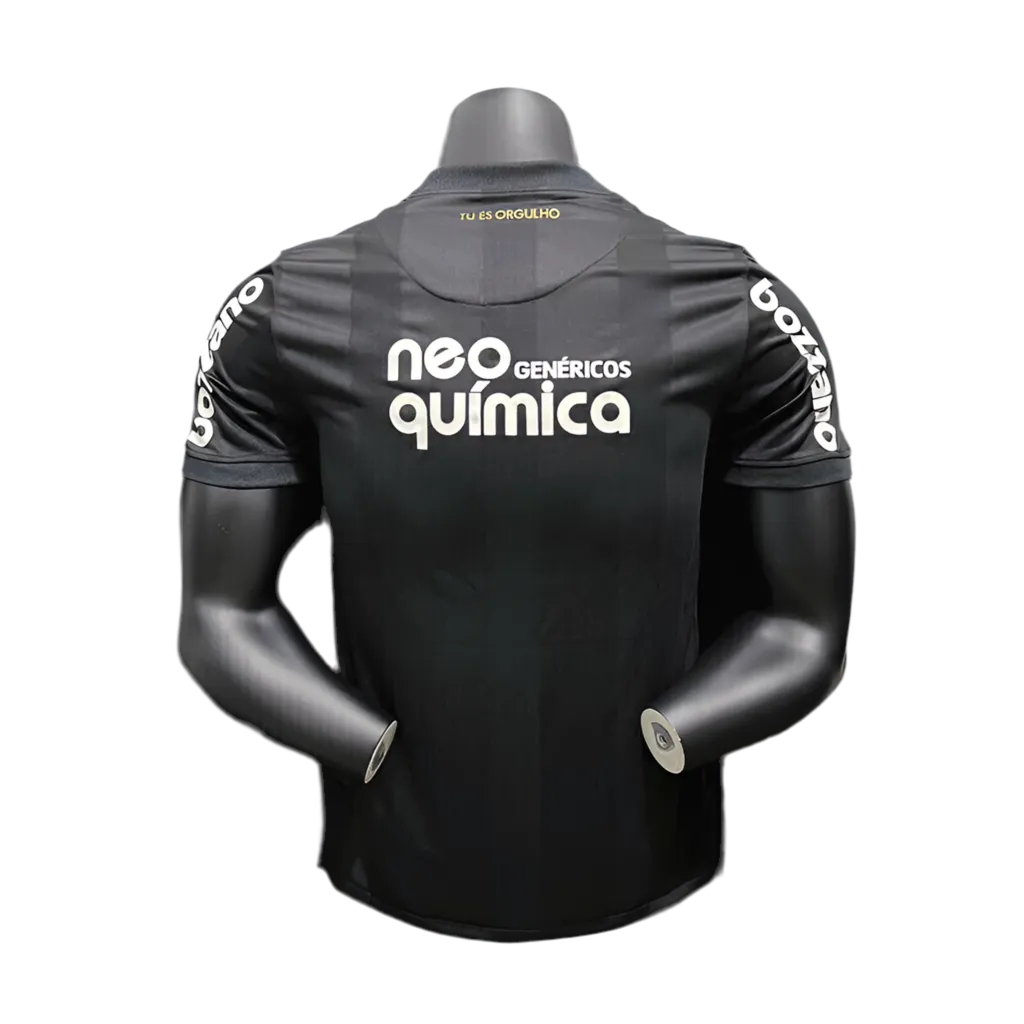 football fan face paint Camisa Corinthians II 10/11 - Verso - Retr
