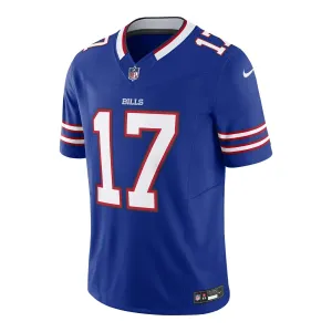 football fan face paint Camisa NFL Buffalo Bills Josh Allen 17 Nike Limited Jersey Azul football fan towels