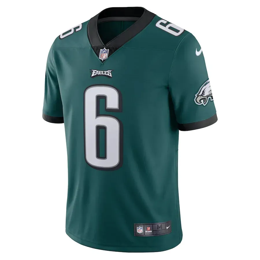 football fan face paint Camisa NFL Philadelphia Eagles DeVonta Smith Nike Limited Jersey Verde