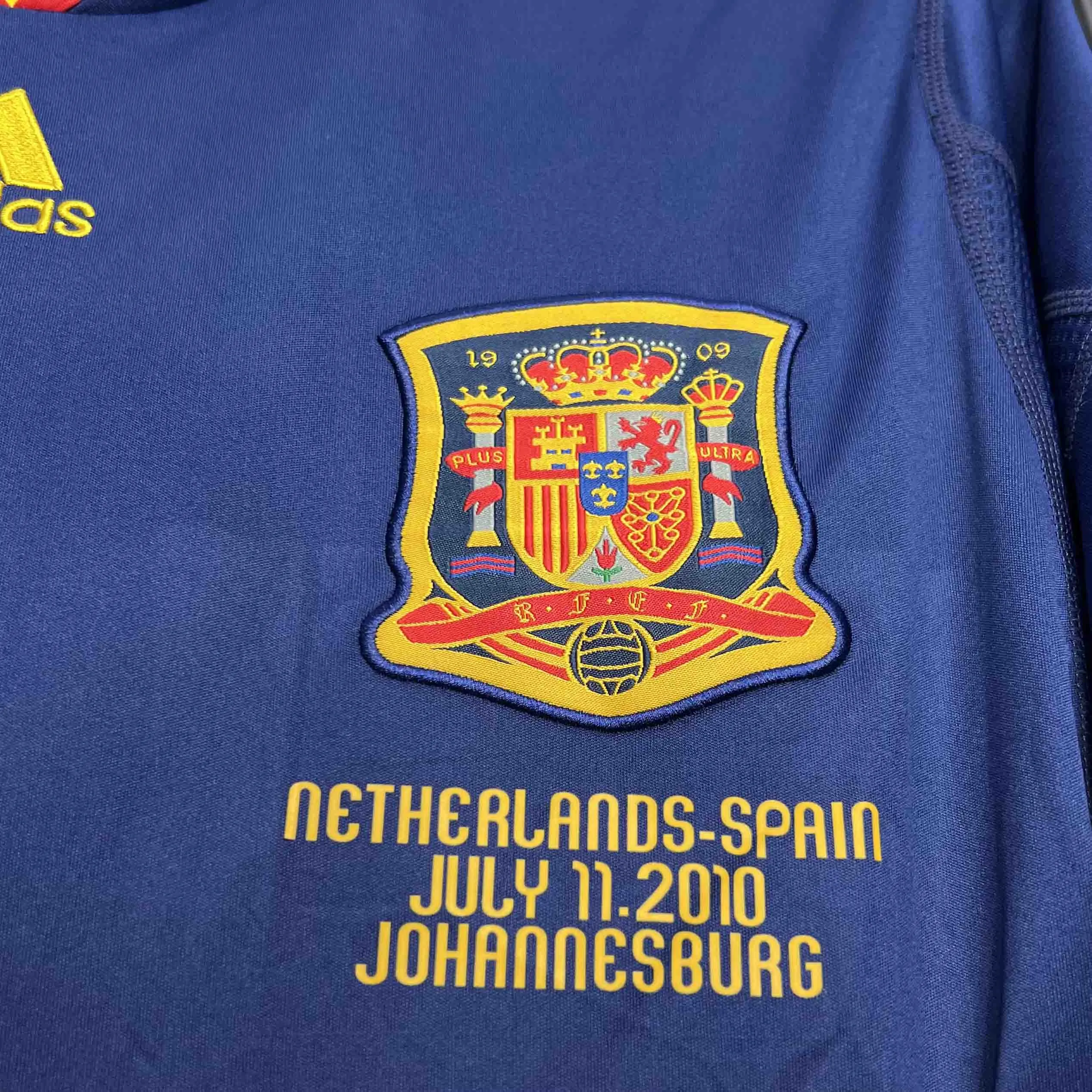 football fan flags Camisa Espanha II 10/11 - Verso - Retr