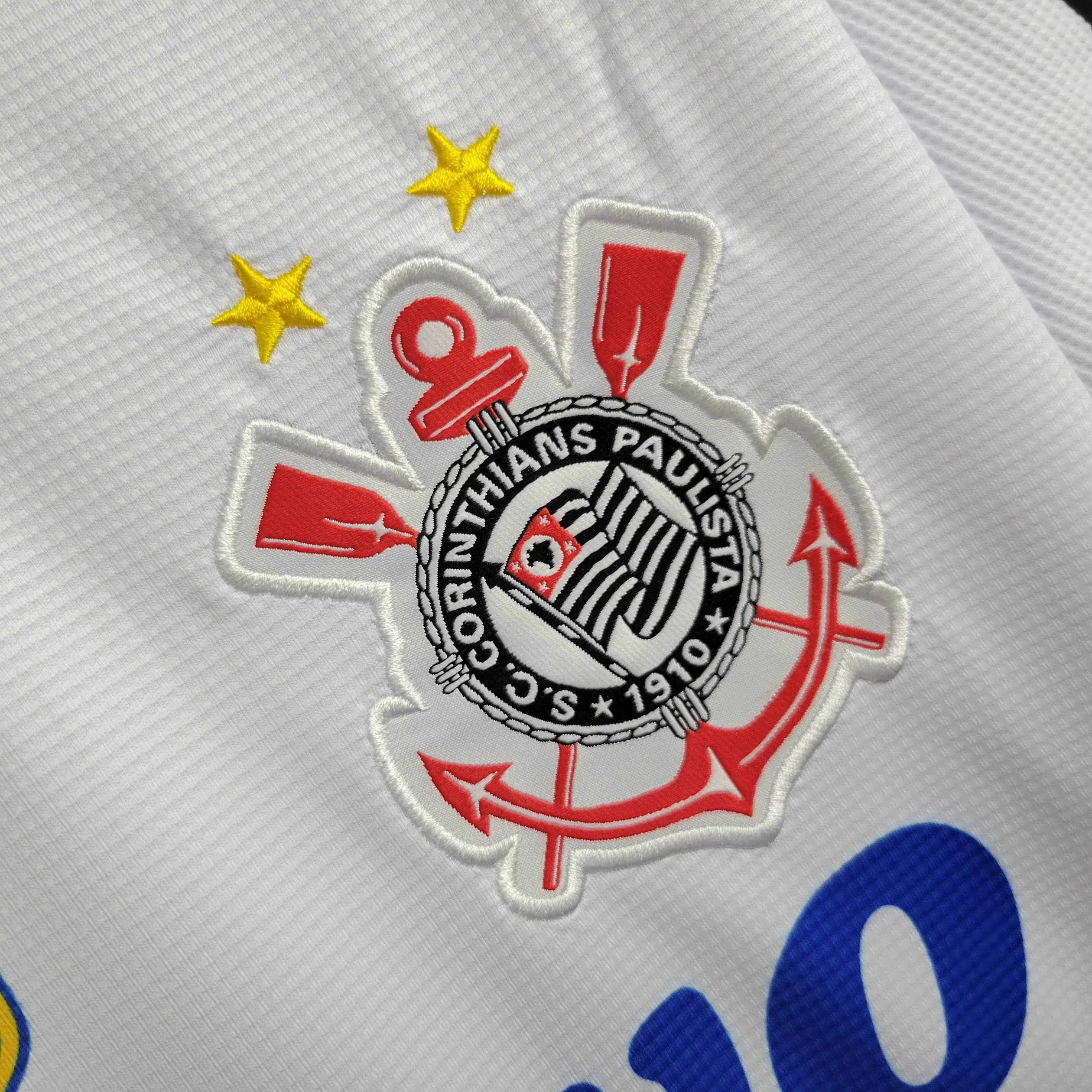 football fan hats Camisa Corinthians I 99/00 - Verso - Retr