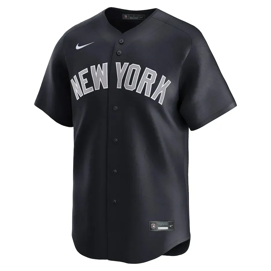 football fan hats Camisa MLB New York Yankees Nike Navy Alternativa Torcedor Masculina