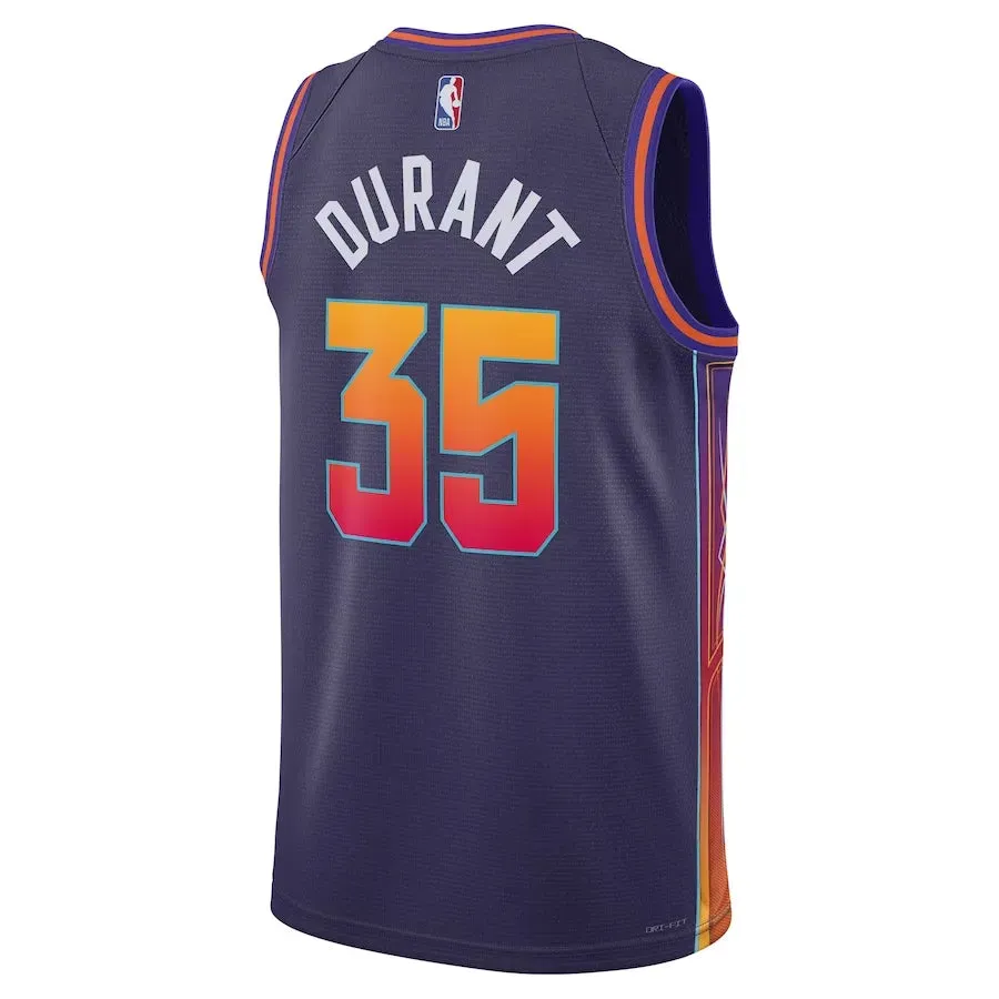 football fan hats Regata NBA Phoenix Suns Nike City Edition 23/24 Swingman Jersey Kevin Durant 35