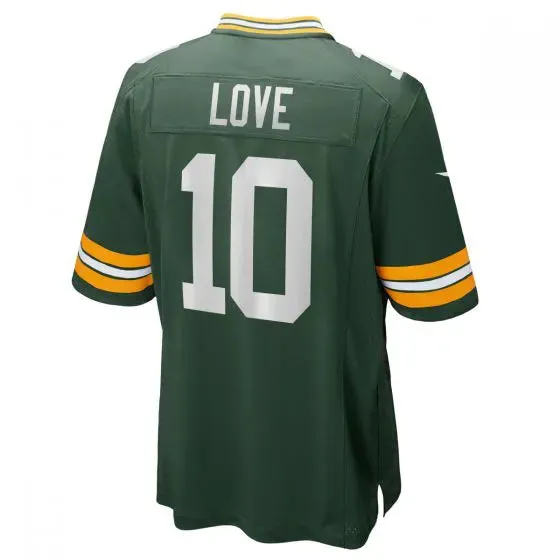 football fan jackets Camisa NFL Green Bay Packers Jordan Love Nike Limited Jersey Home Verde