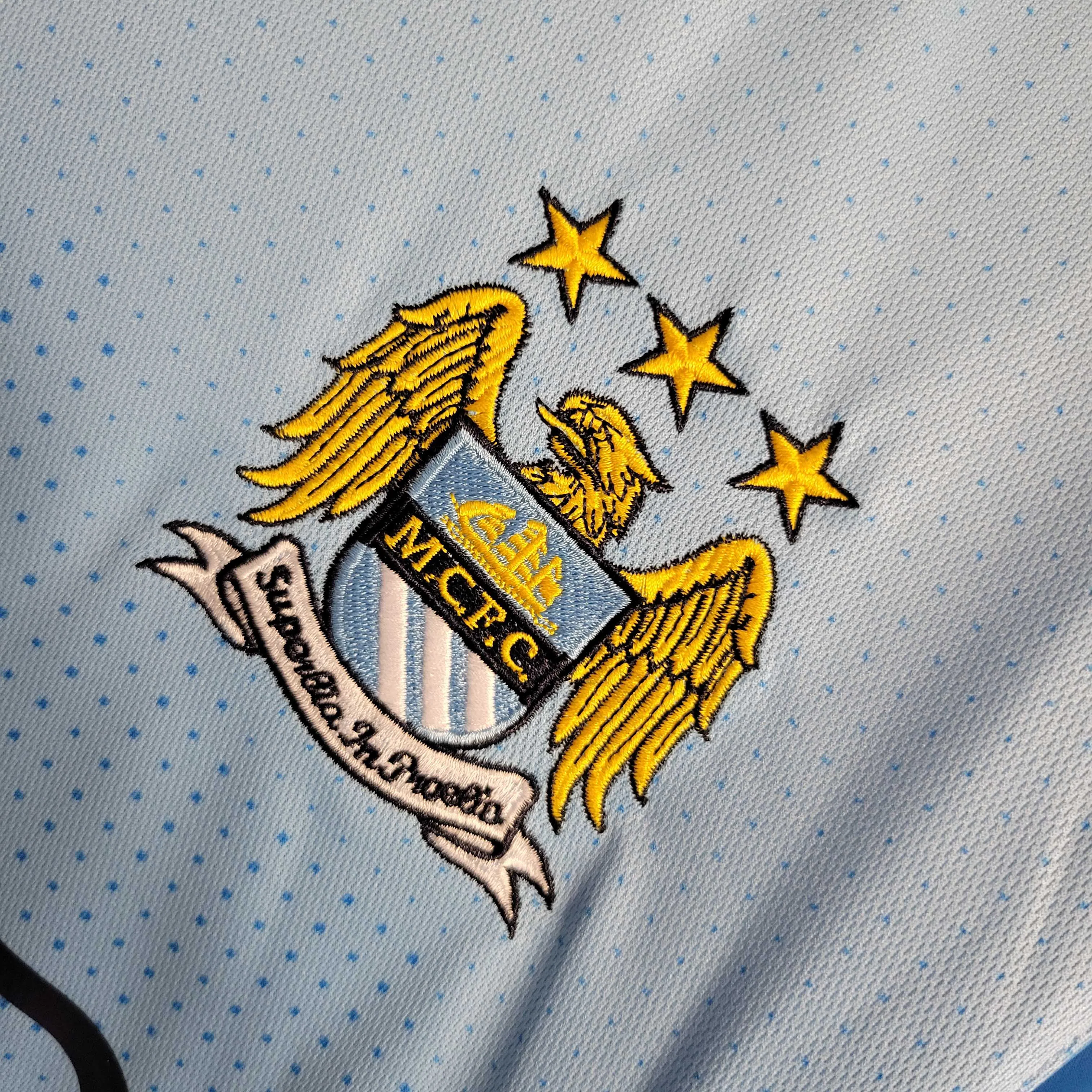 football fan keychains Camisa Manchester City I 11/02 - Verso - Retr