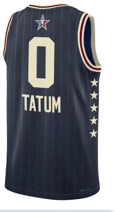 football fan magnets Regata NBA All-Star Game 2024 Jordan Swingman Jersey Jason Tatum 0 Azul Marinho