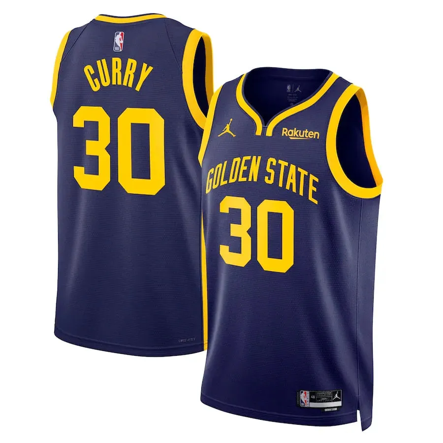 football fan magnets Regata NBA Golden State Warriors Jordan Statement Edition 22/23 Swingman Jersey Curry 30 football fan jackets
