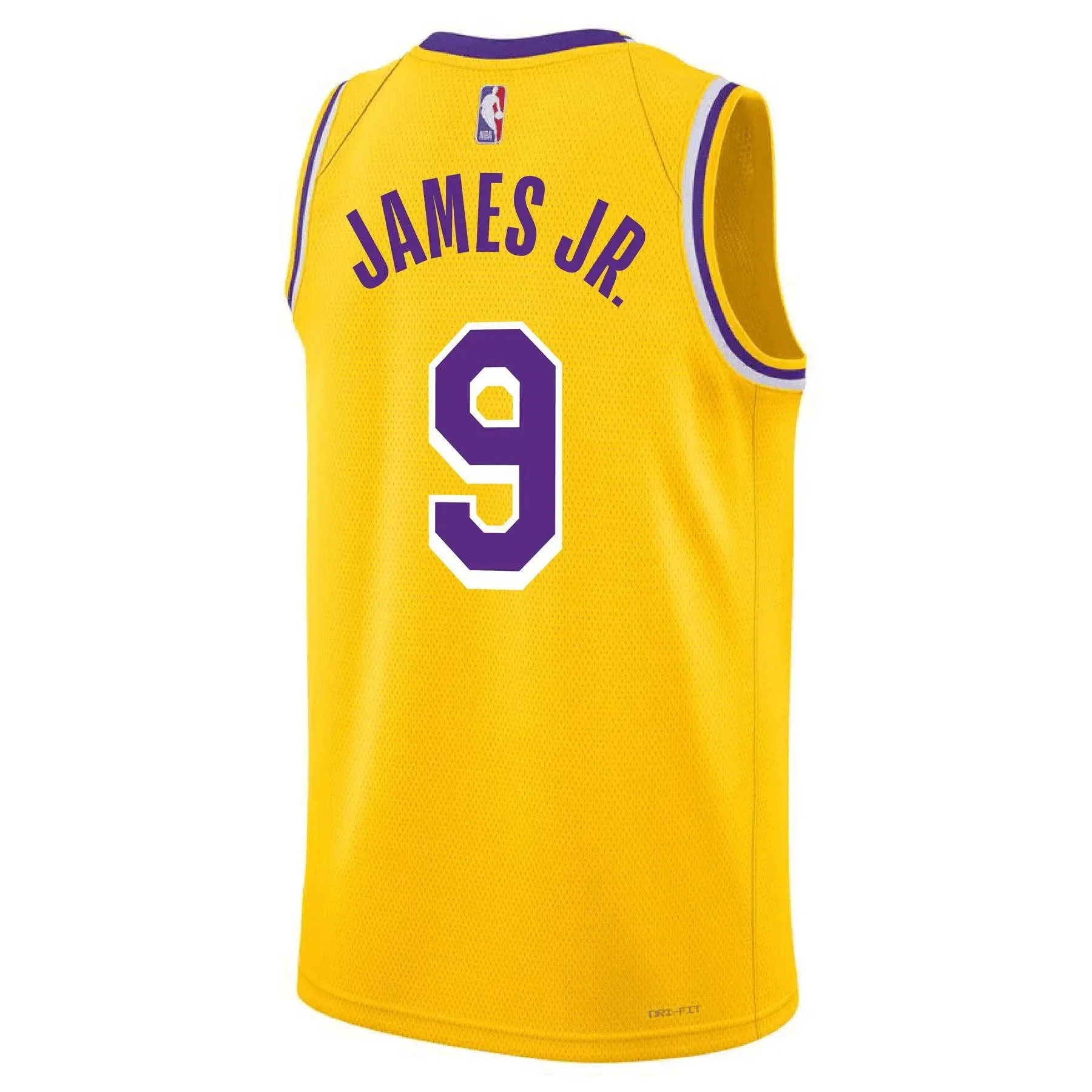 football fan mugs Regata NBA Los Angeles Lakers Nike Icon Edition Swingman Jersey Brownie James Jr. 9 Amarela