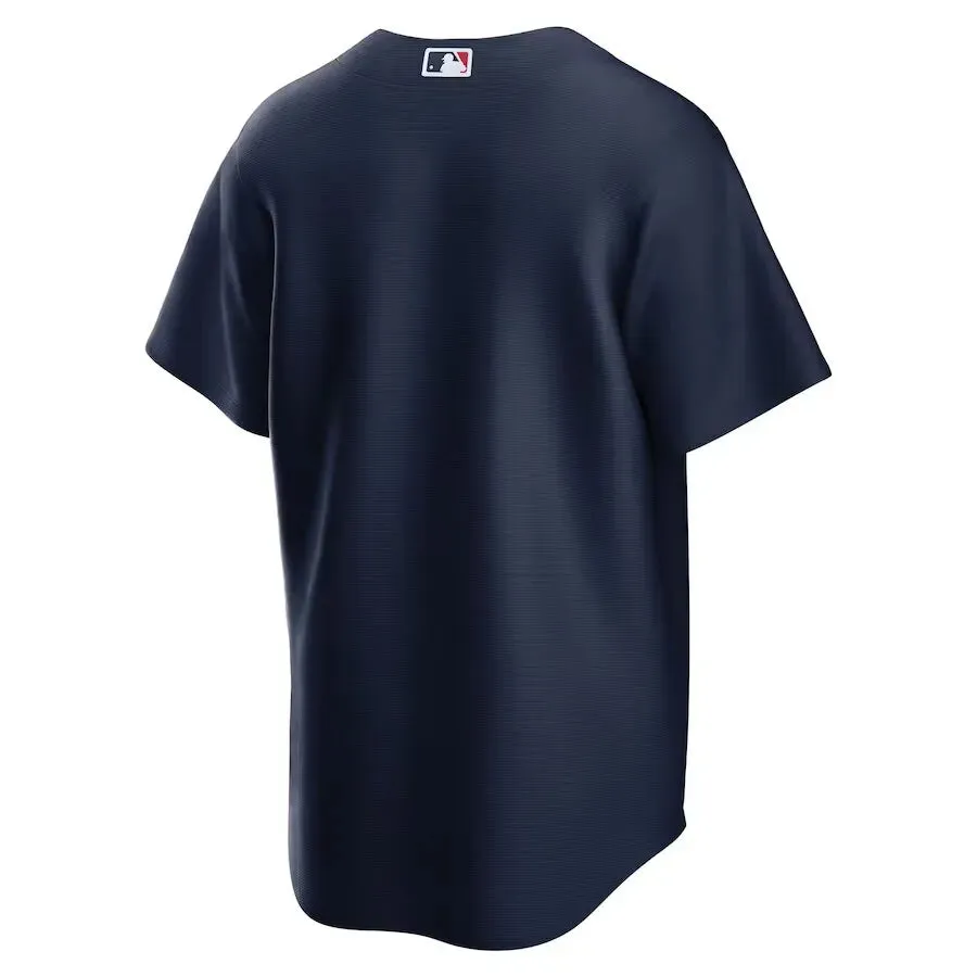 football fan notebooks Camisa MLB Boston Red Sox III Nike Torcedor Masculina Azul Marinho
