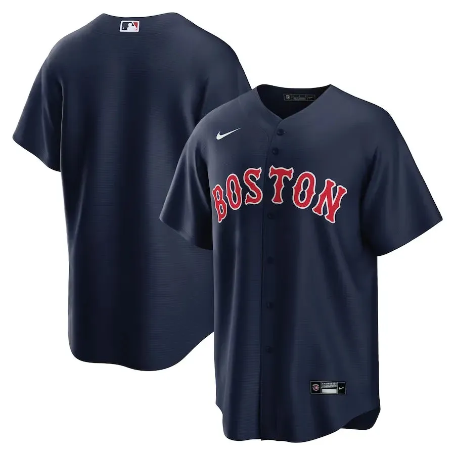 football fan notebooks Camisa MLB Boston Red Sox III Nike Torcedor Masculina Azul Marinho football matchday essentials