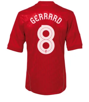 football fan posters Camisa Liverpool I 11/12 - GERRARD N8 - Verso - Retr football fan magnets