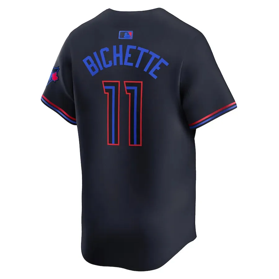 football fan posters Camisa MLB Toronto Blue Jays Nike City Connect Torcedor Masculina Azul Marinho Bo Bichette 11