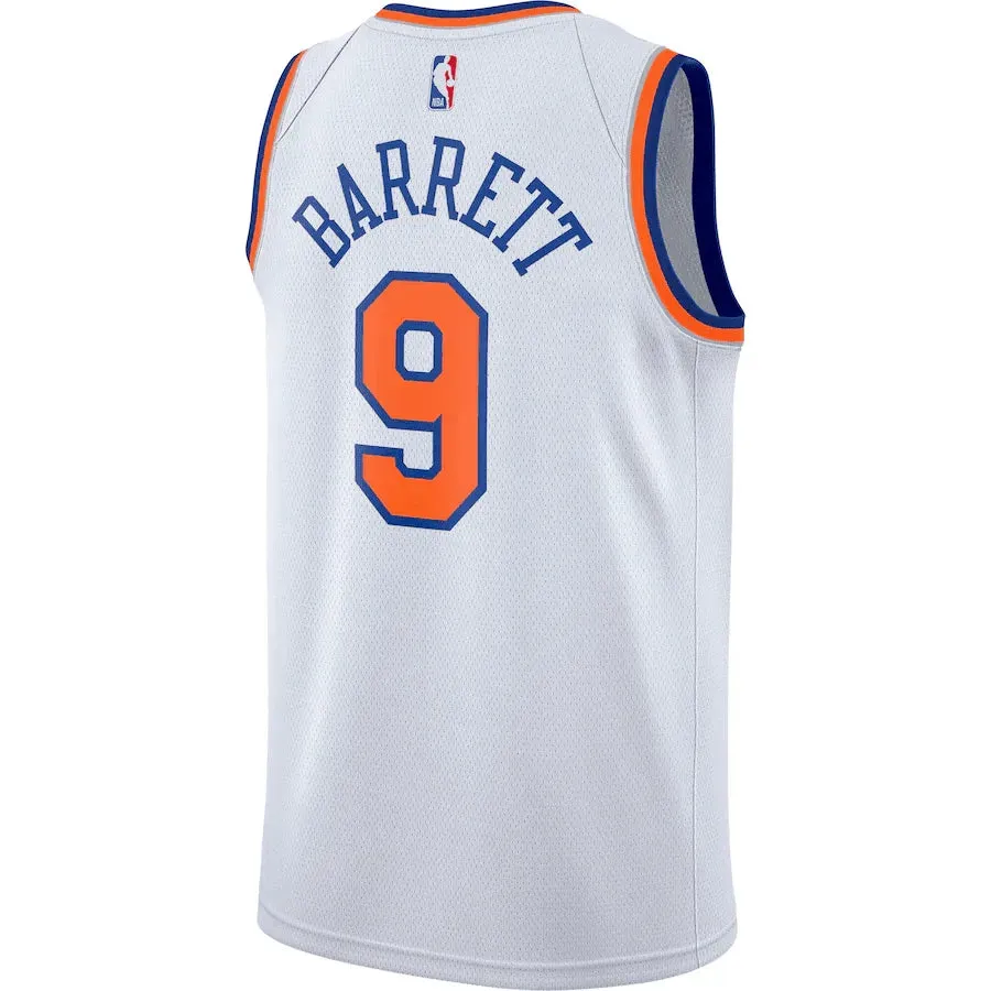 football fan posters Regata NBA New York Knicks Nike Association Edition Jersey 2021 RJ Barrett 9