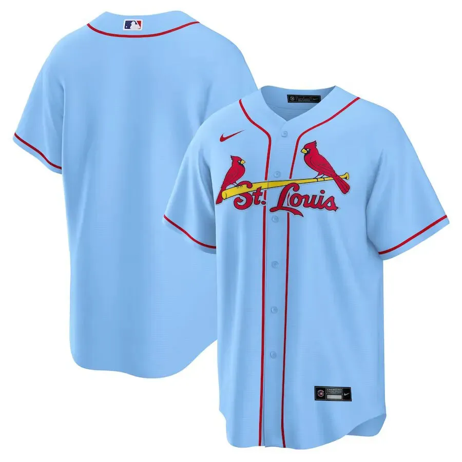football fan shoelaces Camisa MLB St. Louis Cardinals Nike Alternate Torcedor Masculina Azul football scarf collection
