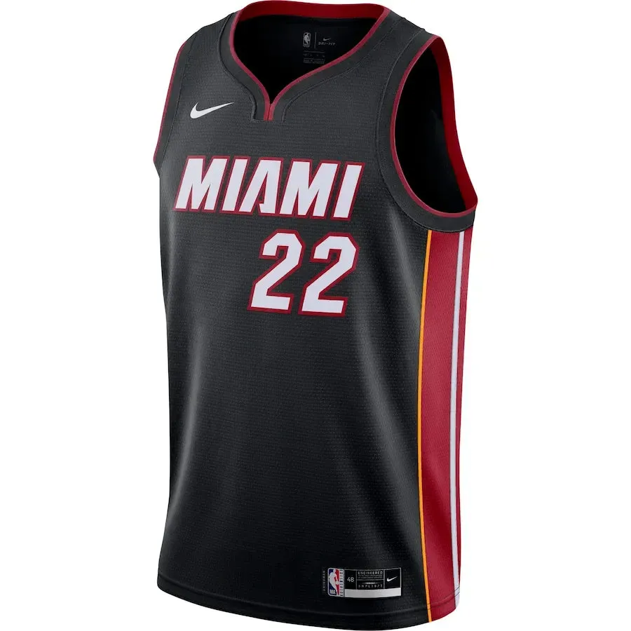 football fan shoelaces Regata NBA Miami Heat Nike Icon Edition Jersey 2021 Jimmy Butler 22
