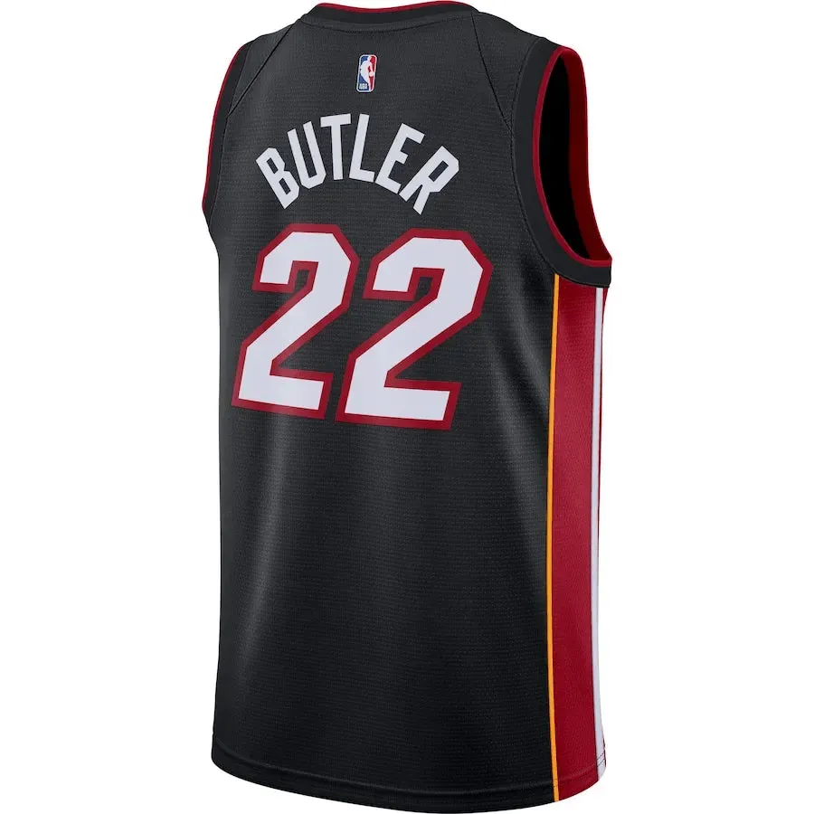 football fan shoelaces Regata NBA Miami Heat Nike Icon Edition Jersey 2021 Jimmy Butler 22