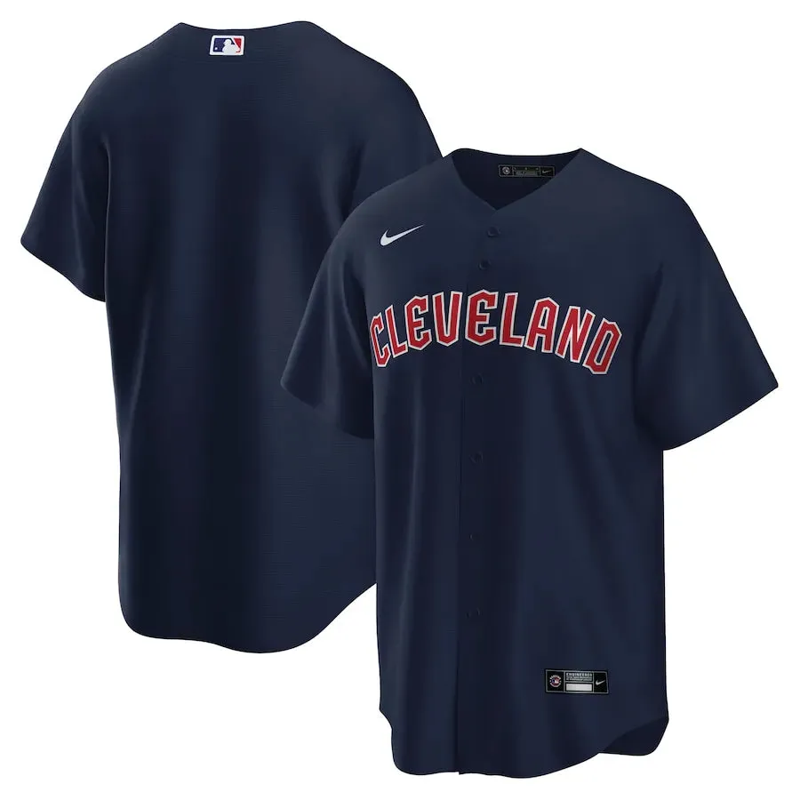 football fan socks Camisa MLB Cleveland Guardians Nike Navy Alternate Limited Jersey Masculina soccer fan jerseys