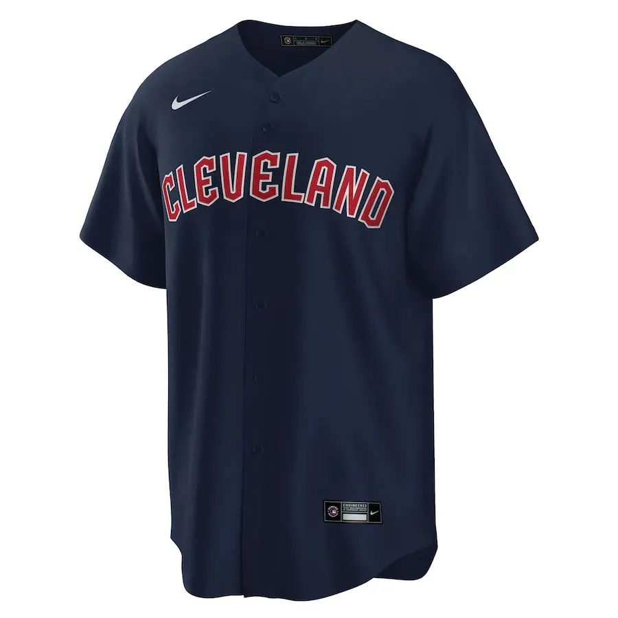 football fan socks Camisa MLB Cleveland Guardians Nike Navy Alternate Limited Jersey Masculina