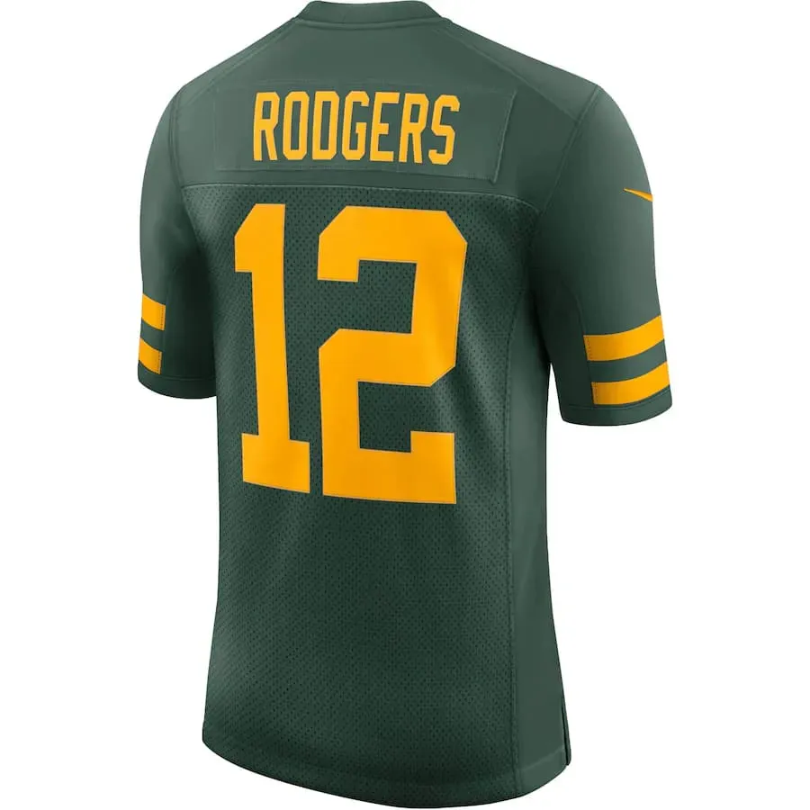 football fan stickers Camisa NFL Green Bay Packers Aaron Rodgers Nike Limited Jersey Alternativa