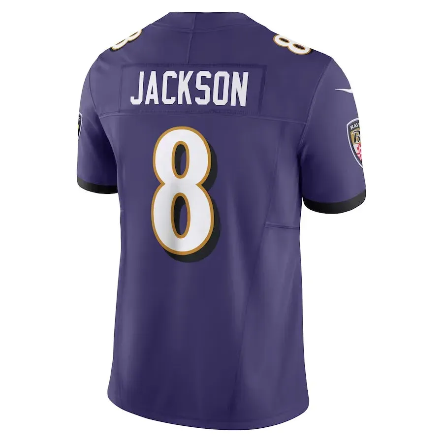 football fan towels Camisa NFL Baltimore Ravens Lamar Jackson 8 Nike Limited Jersey Roxa