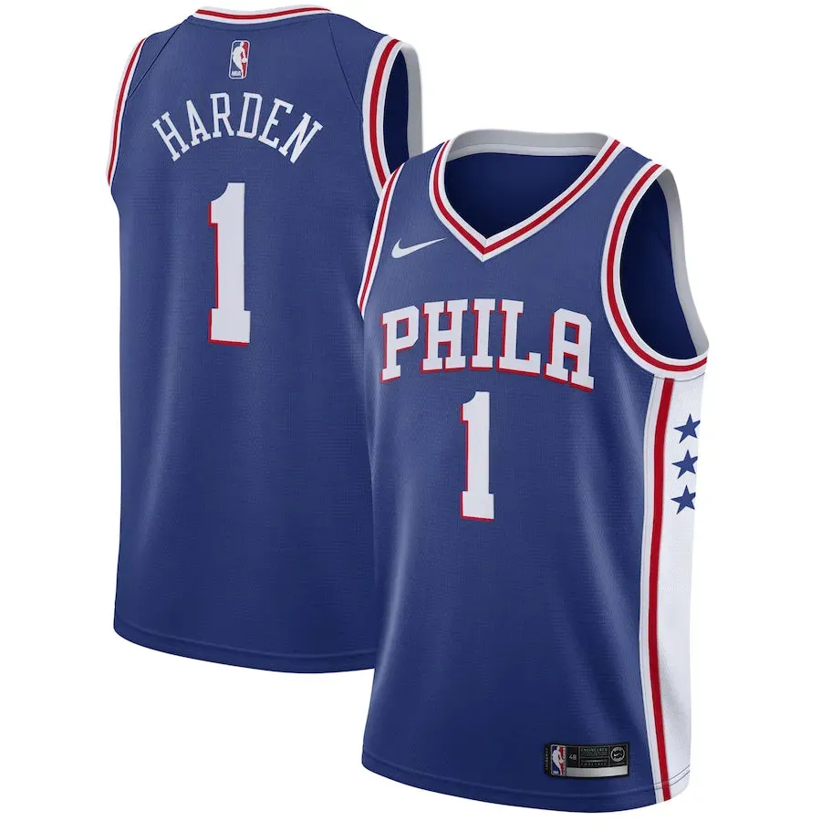 football fan umbrellas Regata NBA Philadelphia 76ers Nike Icon Edition Jersey 2021 Harden 1 soccer fan wristbands