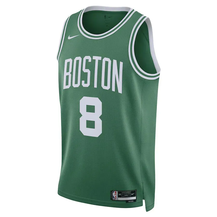 football fans merchandise Regata NBA Boston Celtics Nike Icon Edition Swingman Jersey Verde Kristaps Porzingis 8