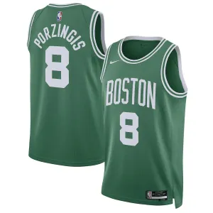 football fans merchandise Regata NBA Boston Celtics Nike Icon Edition Swingman Jersey Verde Kristaps Porzingis 8 football hoodies for fans