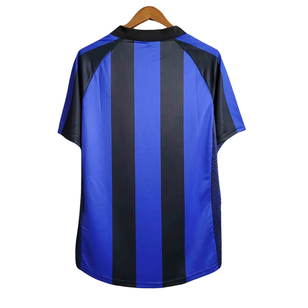 football jersey collection Camisa Inter de Milo I 01/02 - Verso - Retr