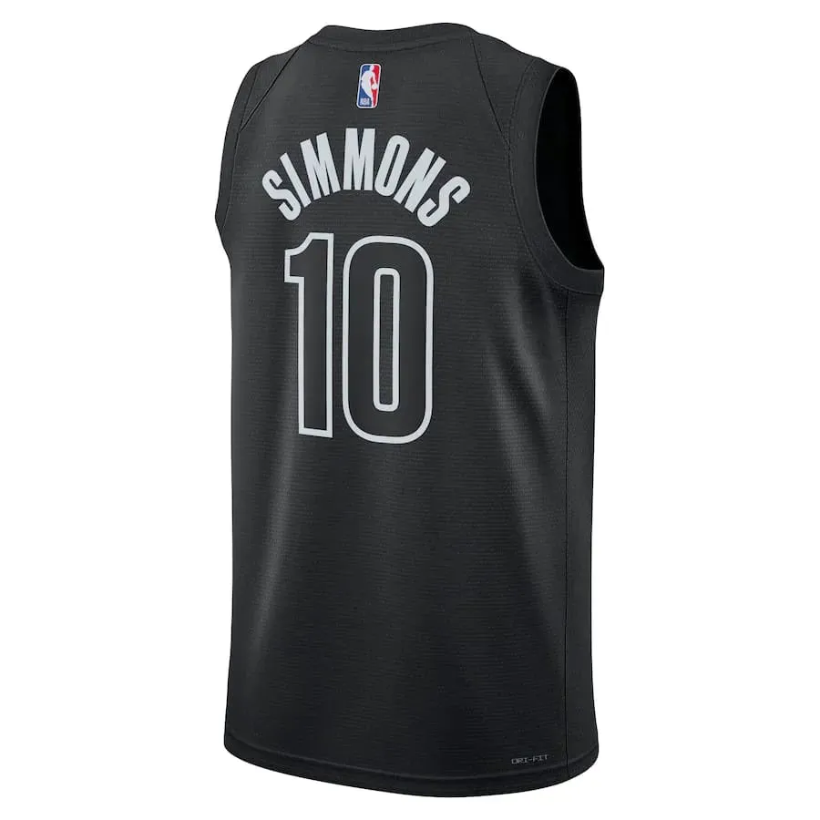 football jersey collection Regata NBA Brooklyn Nets Jordan Statement Edition Swingman Jersey Preta Ben Simmons 10