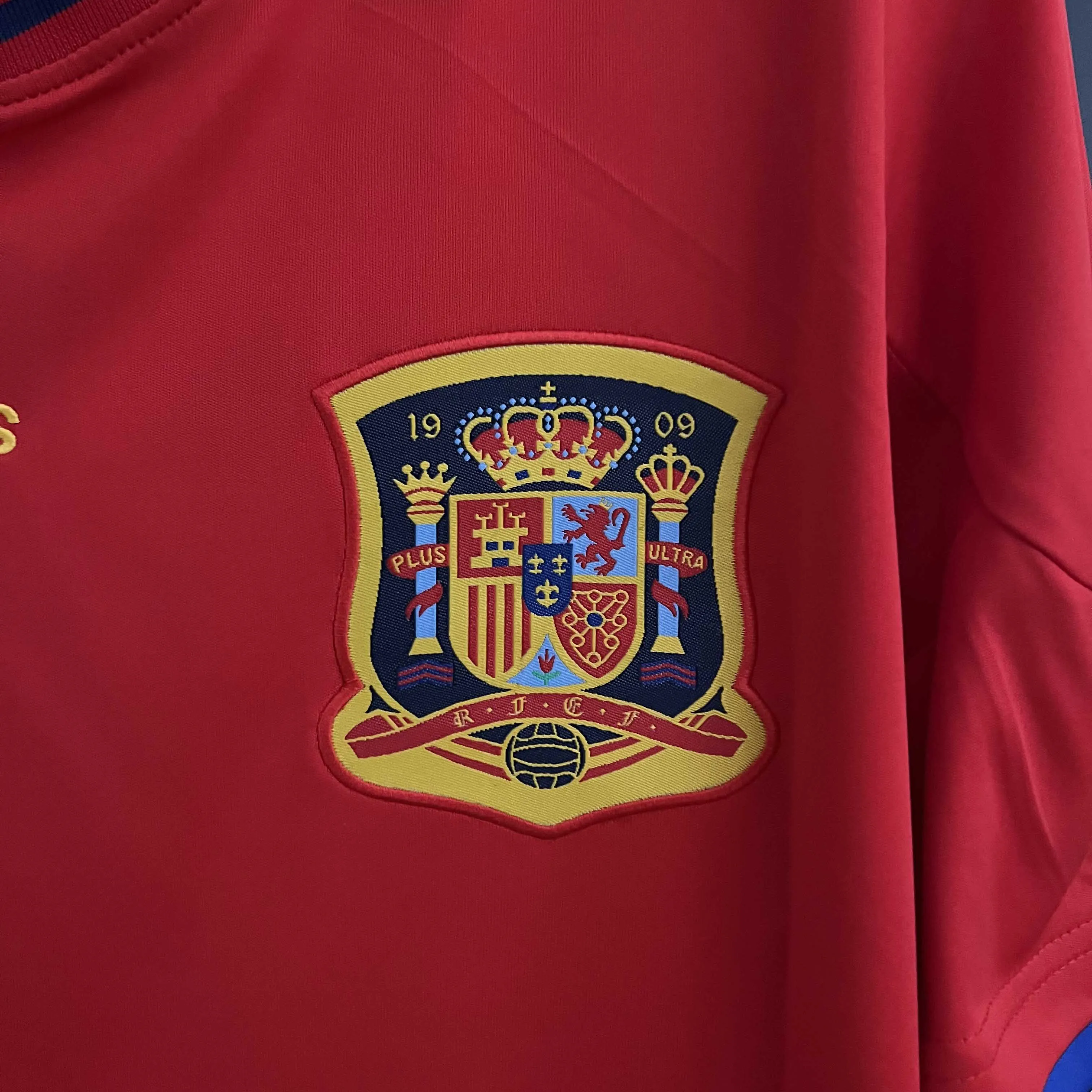 football matchday essentials Camisa Espanha I 10/11 - Verso - Retr