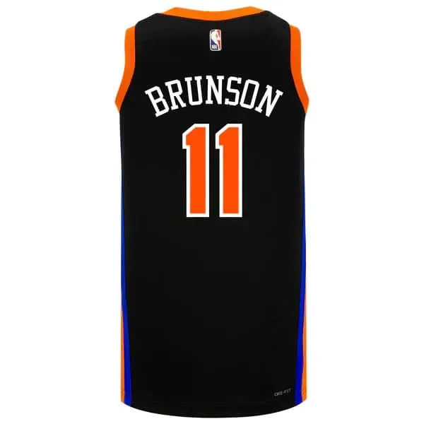 football matchday essentials Regata NBA New York Knicks Nike City Edition 22/23 Swingman Jersey Jalen Brunson 11