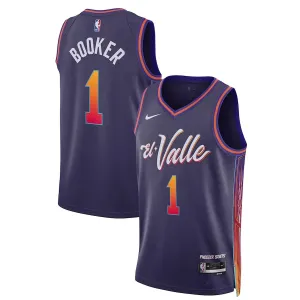 football supporters gear Regata NBA Phoenix Suns Nike City Edition 23/24 Swingman Jersey Devin Booker 1 football club posters