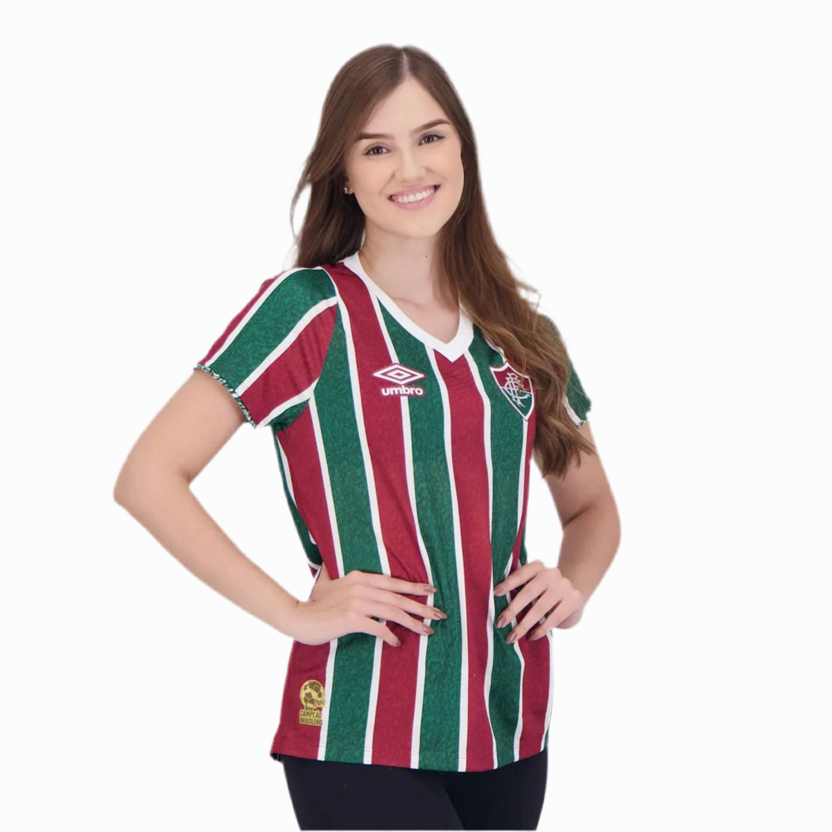 football club hats Camisa Fluminense I 24/25 - Verso - Feminina soccer fan hoodies