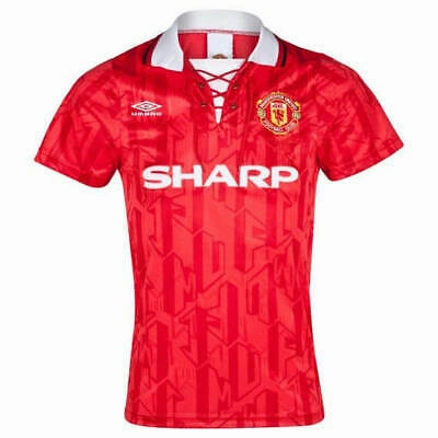 football club hoodies Camisa Manchester United I 92/93 - Verso - Retr vintage football shirts