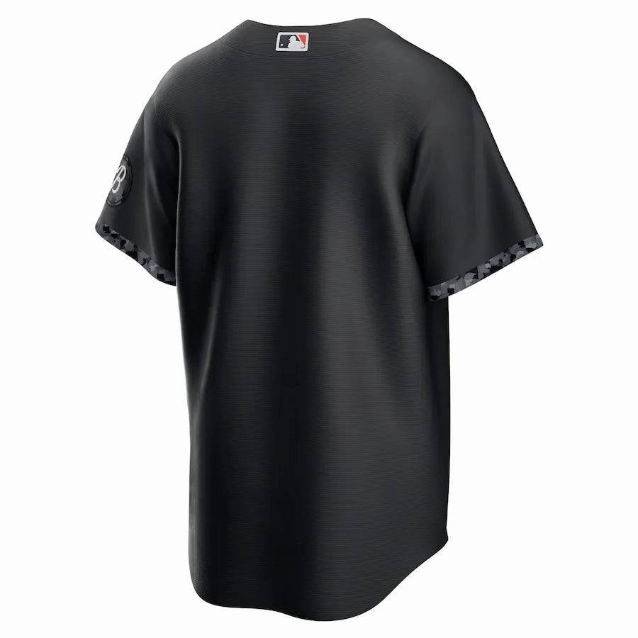 football club jackets Camisa MLB Baltimore Orioles Nike Black City Connect Nike Torcedor Masculina Preta
