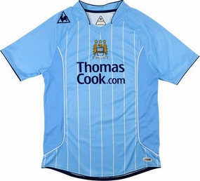 football club magnets Camisa Manchester City I 07/08 - Verso - Retr football fan scarves