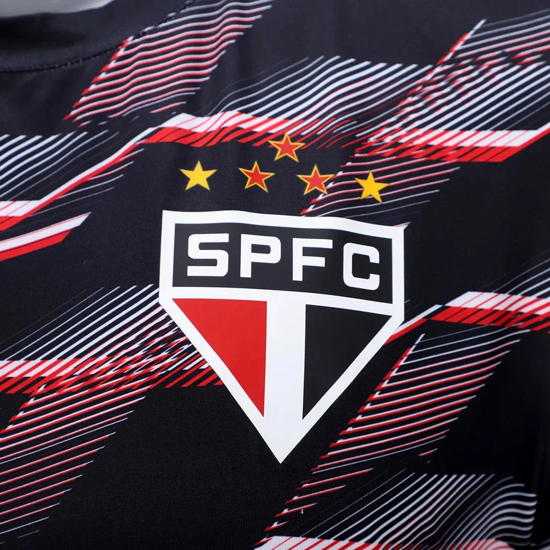 football club merchandise Camisa So Paulo Pr Jogo 24/25 - Verso - Torcedor