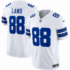 football club mugs Camisa NFL Dallas Cowboys Away Nike Limited Jersey Branca CeeDee Lamb 88 vintage football shirts
