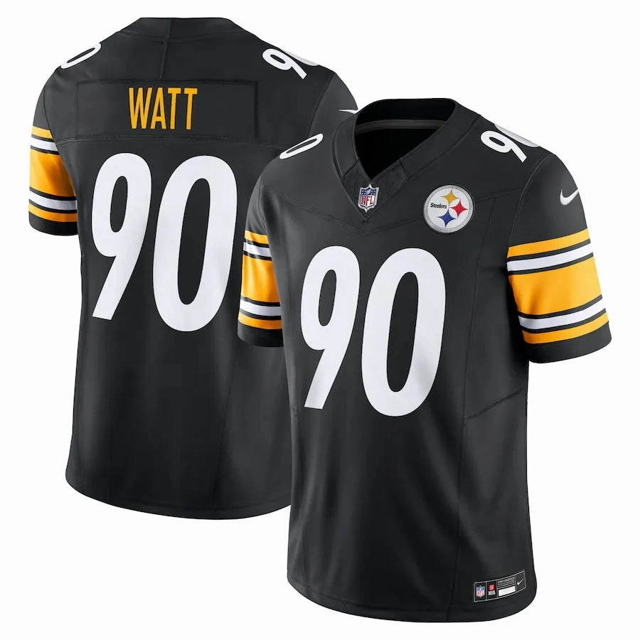 football club scarves Camisa NFL Pittsburgh Steelers T.J. Watt 90 Nike Limited Jersey Preta soccer match tickets