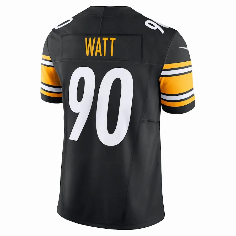 football club scarves Camisa NFL Pittsburgh Steelers T.J. Watt 90 Nike Limited Jersey Preta