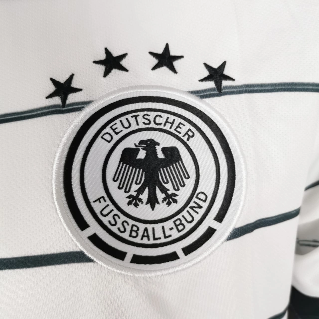 football fan badges Camisa Alemanha I 20/21 - Verso - Retr