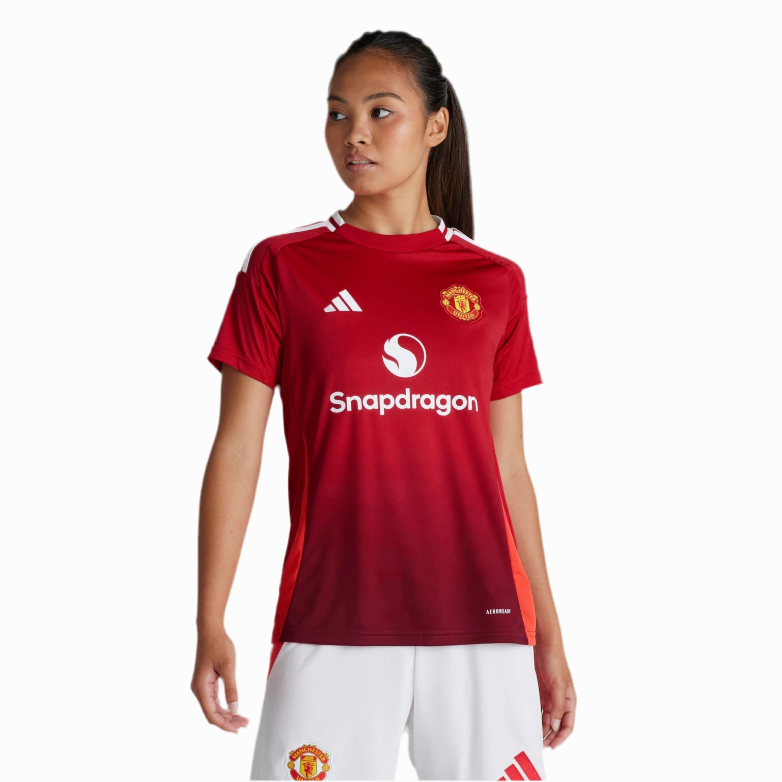 football fan caps Camisa Manchester United I 24/25 - Verso - Feminina football supporters gear