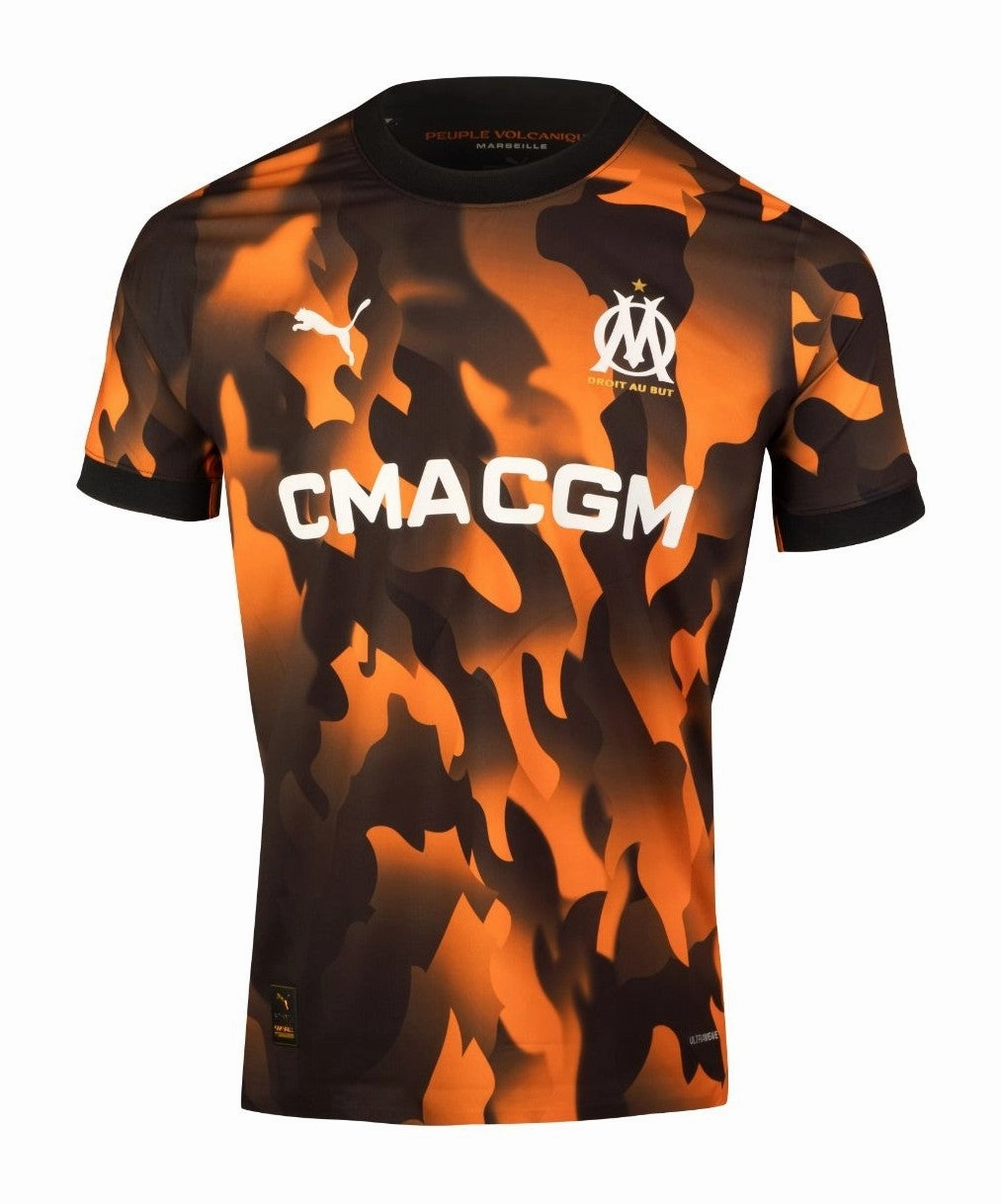 football fan cushions Camisa Olympique de Marseille III 23/24 - Verso - Torcedor national team fan gear