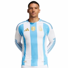 football fan face paint Camisa Argentina I 24/25   Patch Copa 2022 - Verso - Manga Longa football fan mugs
