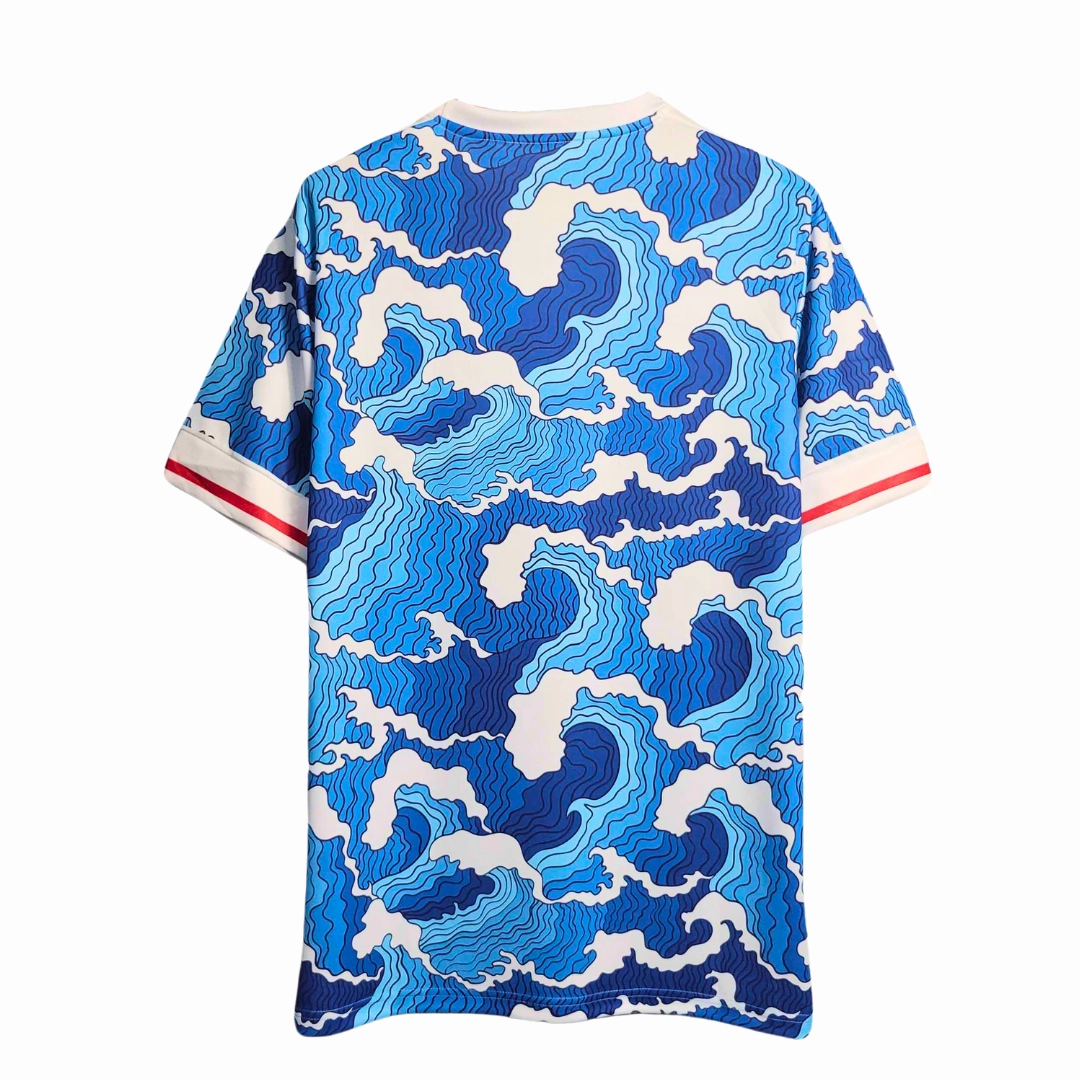 football fan face paint Camisa Japo Edio Especial 22/23 - Verso - Retr