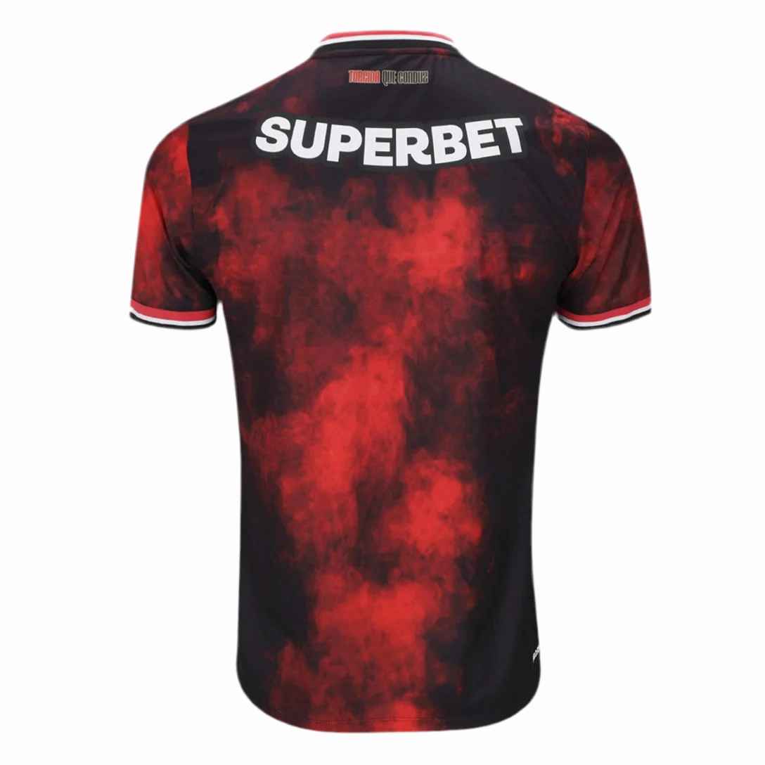 football fan face paint Camisa So Paulo III 24/25   Patrocnios - Verso - Torcedor